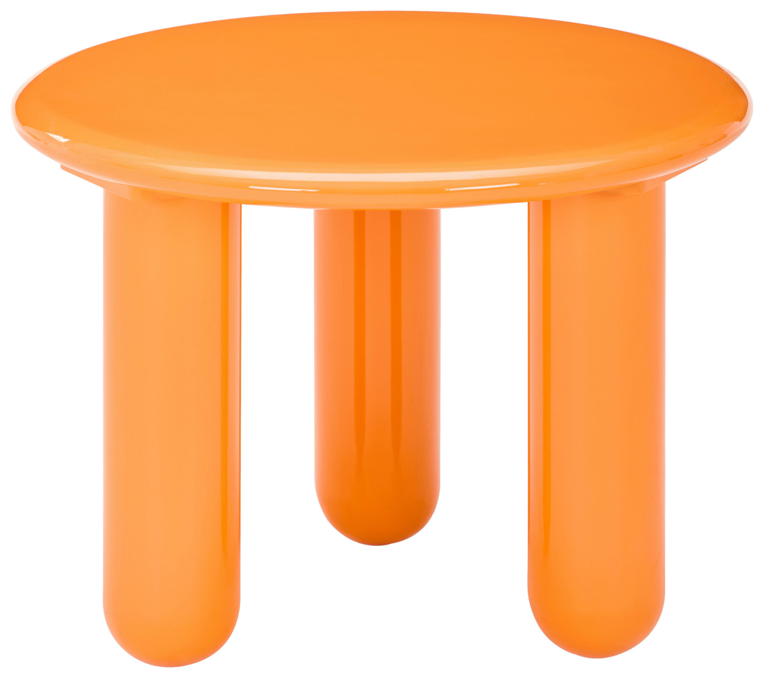 BEISTELLTISCH 60/60/45 cm Orange rund  - Orange, Design, Holzwerkstoff (60/60/45cm) - Novel