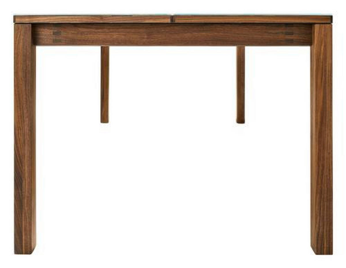 ESSTISCH in Holz 200(300)/100/75 cm  - Nussbaumfarben, Design, Holz (200(300)/100/75cm) - Team 7