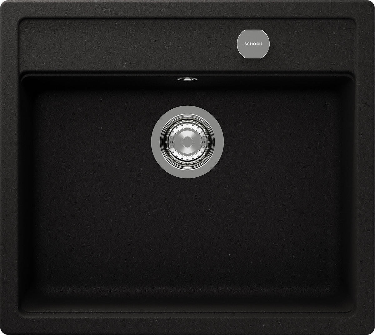 SPÜLE NEMN100UGNE  - Graphitfarben, Basics, Stein (57/29/51cm) - Schock