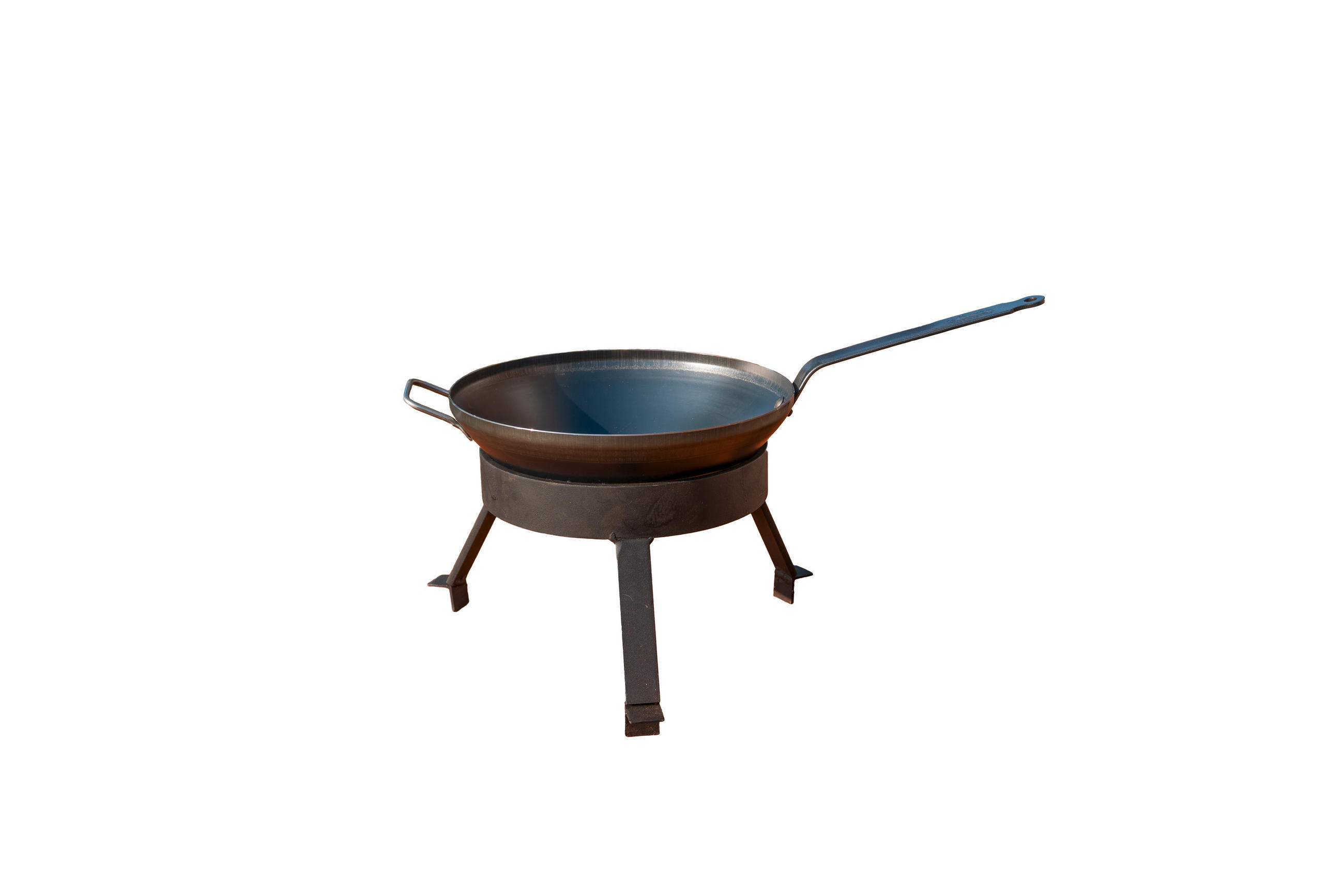 WOK 39 cm - Schwarz, Basics, Metall (39cm) - Zebra