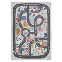 SPIELTEPPICH 120/170 cm VILLAGE Fahrzeuge  - Multicolor/Weiß, Trend, Textil (120/170cm) - Ben'n'jen