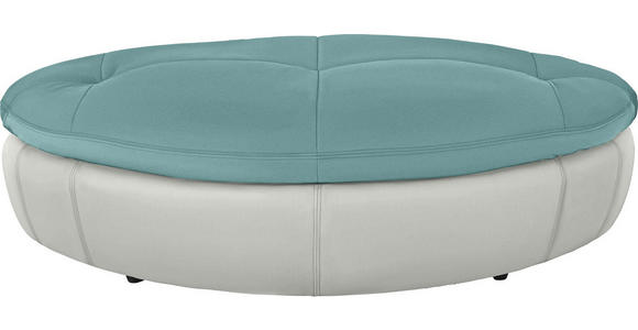 HOCKER in Textil Grau, Grün - Schwarz/Grau, Design, Kunststoff/Textil (155/47/78cm) - Hom`in