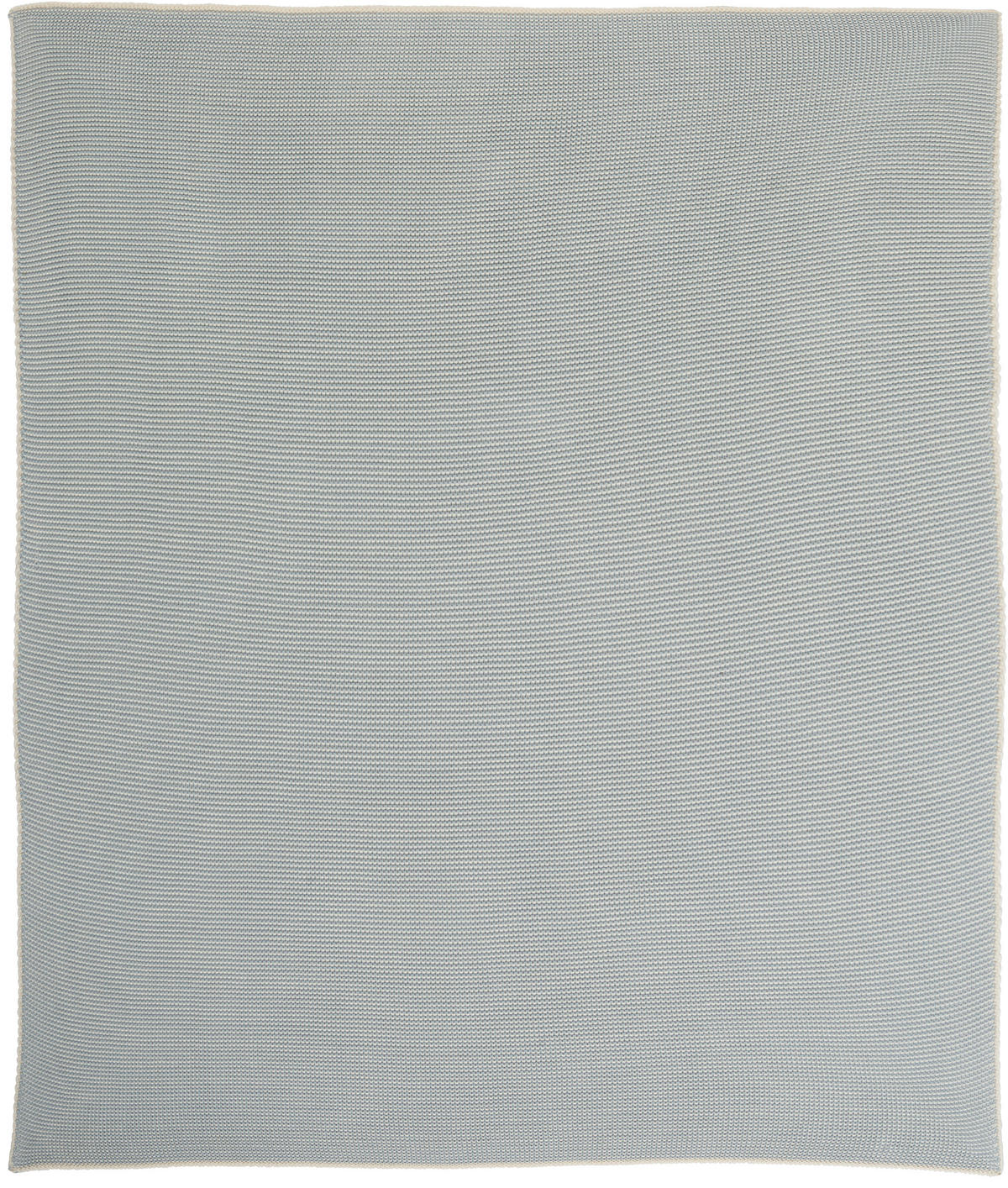 HEBKÁ DEKA, 80/100 cm - krémová/světle modrá, Basics, textil (80/100cm) - Patinio