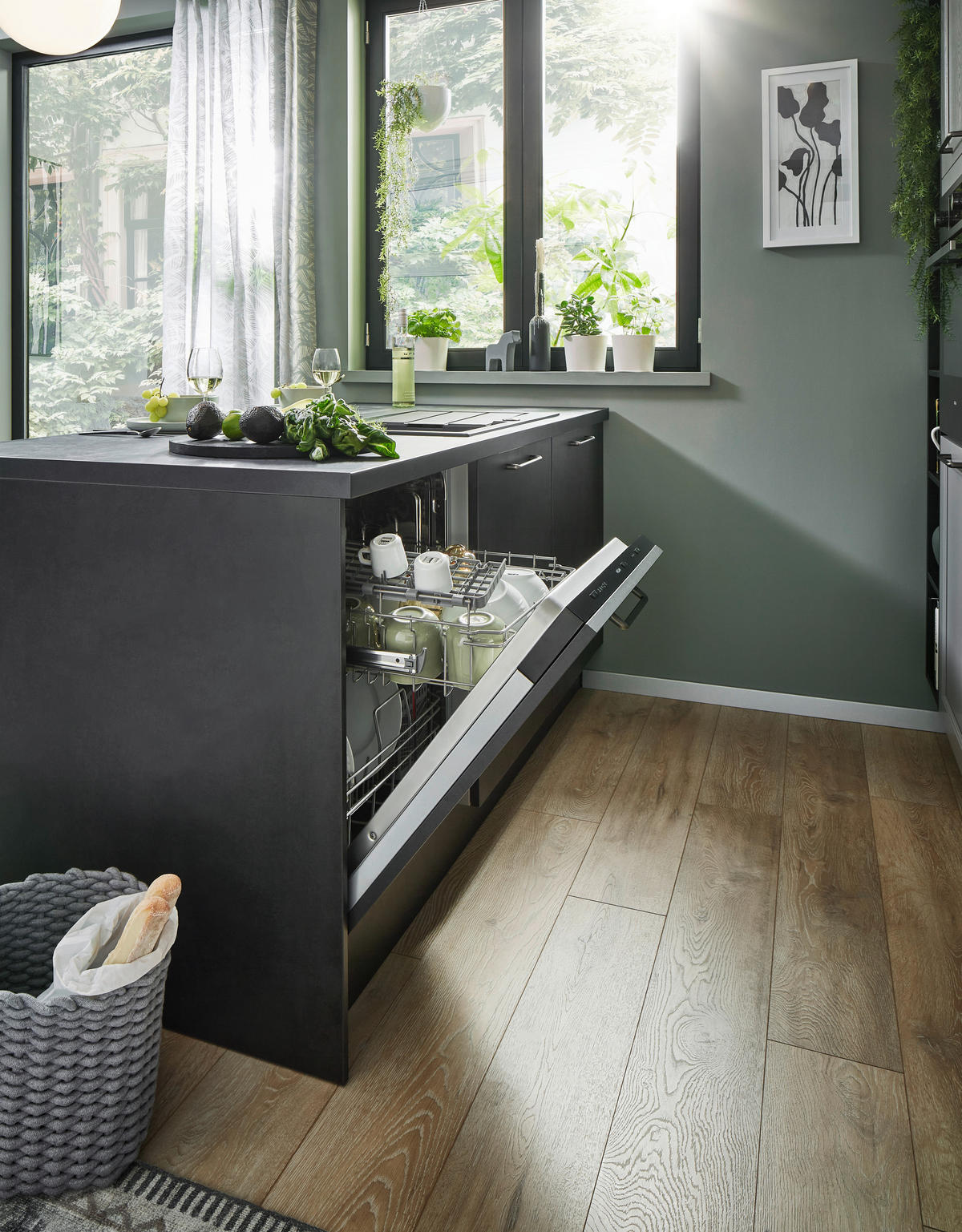 EINBAUKÜCHE BRISTOL SELECTION  - LIFESTYLE, Holzwerkstoff - Moderano