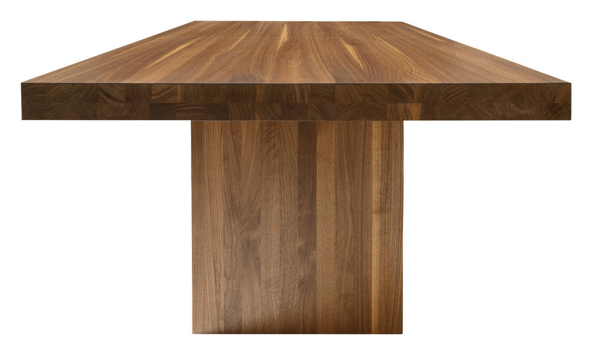 ESSTISCH in Holz 225-325/100/75 cm  - Nussbaumfarben, Natur, Holz (225-325/100/75cm) - TEAM 7