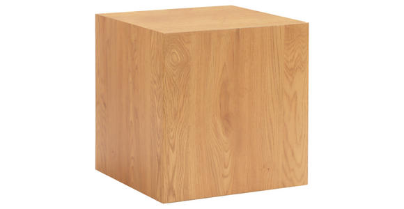 BEISTELLTISCH in Holzwerkstoff 48/48/40 cm - Eichefarben, Design, Holzwerkstoff (48/48/40cm) - Xora