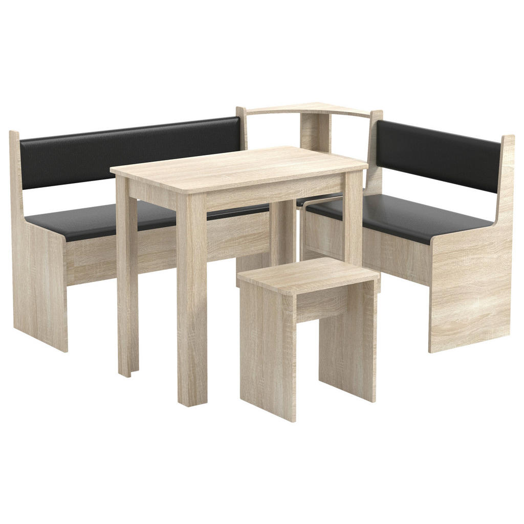 Set Cu Colțar in material pe bază de lemn stejar Sonoma