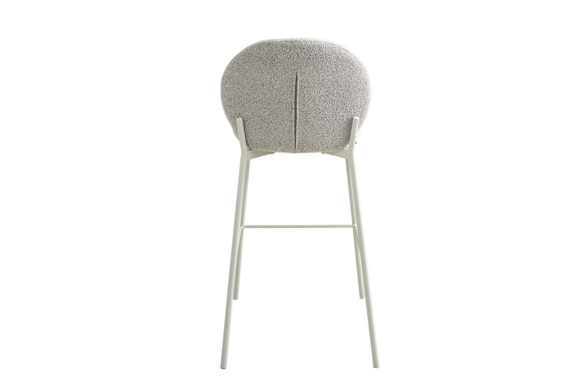 BARHOCKER-SET in Greige  - Greige/Seidengrau, MODERN, Textil/Metall (47/102,7/52cm) - Schöner Wohnen