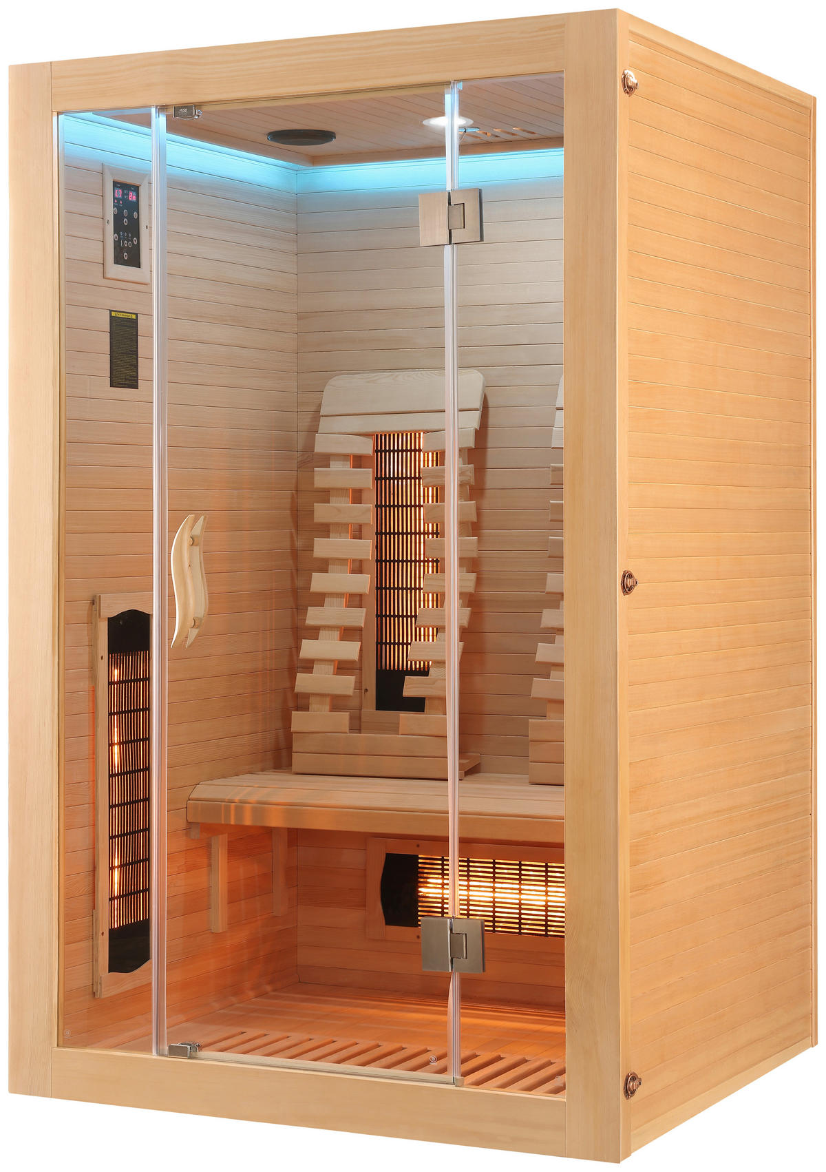 INFRAROTKABINE MALMÖ HEMLOCK für 2 Personen Malmö Hemlock  - Naturfarben, Basics, Holz (120/190/105cm)