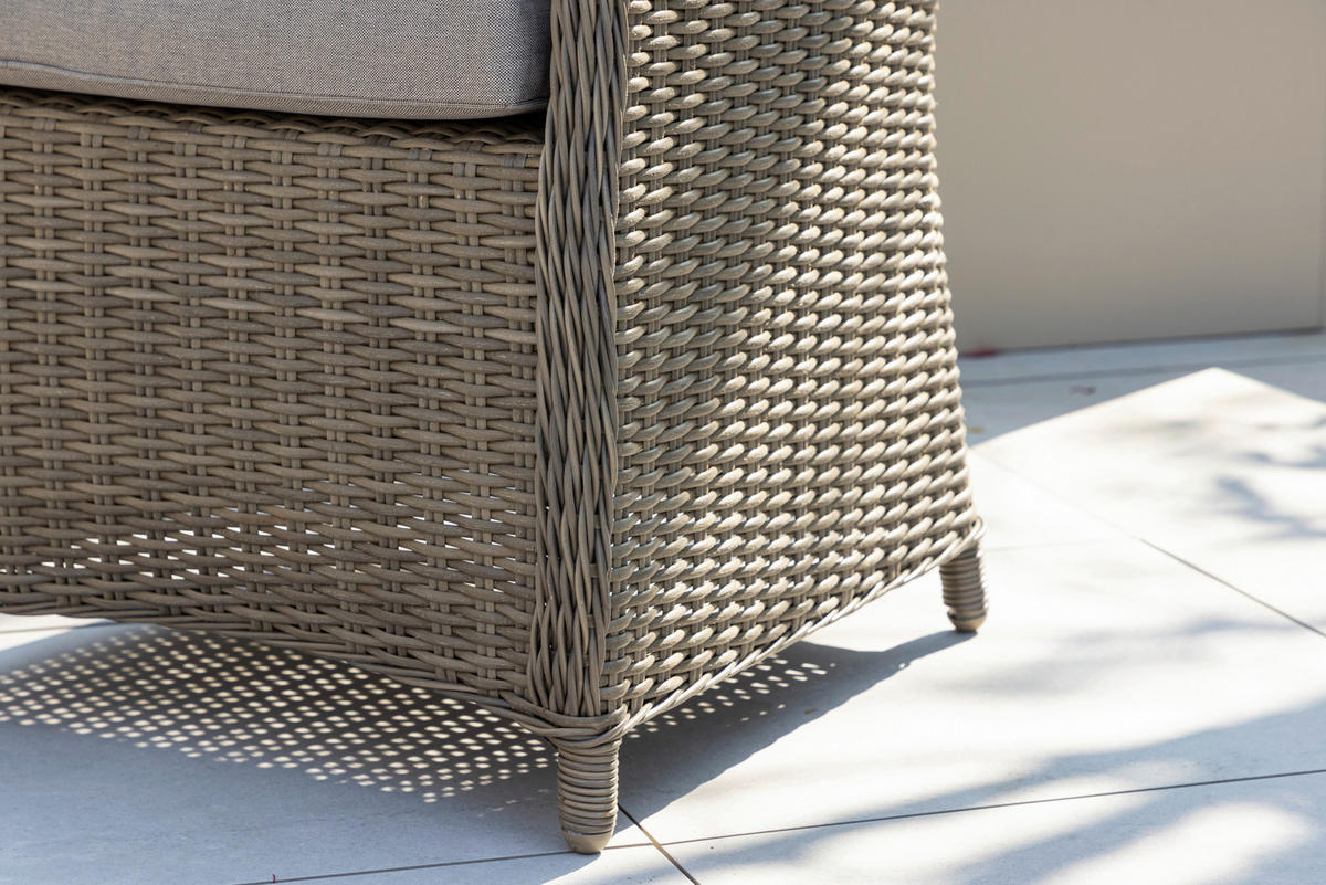 GARTENSTUHL-SET Stahl Braun  - Braun, KONVENTIONELL, Kunststoff/Textil (62/94/66cm) - Gardenson