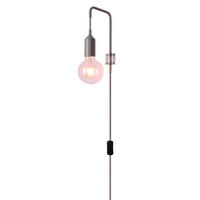 WANDLEUCHTE 4.5/16/25 cm   - Grau, Basics, Metall (4.5/16/25cm)
