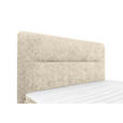 BOXSPRINGBETT 140/200 cm  in Champagner  - Champagner/Schwarz, Design, Textil/Metall (140/200cm) - Esposa