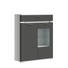 HIGHBOARD Melamin Graphitfarben, Weiß - Graphitfarben/Alufarben, Design, Glas/Holzwerkstoff (100,1/126,2/41cm) - Stylife HIGHBOARD Melamin Graphitfarben, Weiß - Graphitfarben/Alufarben, Design, Glas/Holzwerkstoff (100,1/126,2/41cm) - Stylife