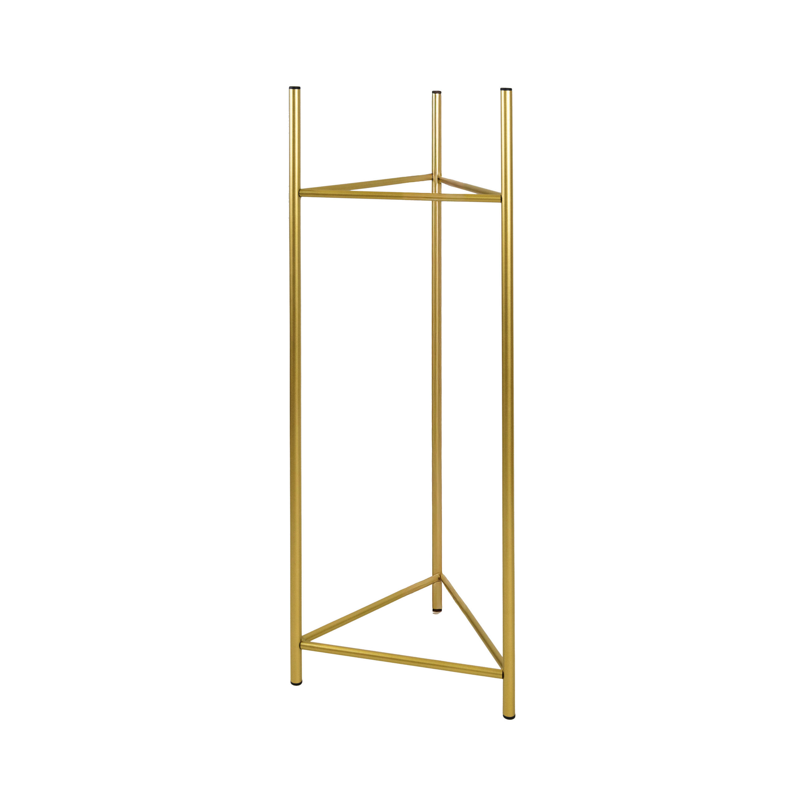 BLUMENSTÄNDER Metall  - Goldfarben, Basics, Metall (27/90/27cm)