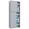 AKTENSCHRANK Grau  - Grau, Basics, Holzwerkstoff (70/183/37cm) - MID.YOU