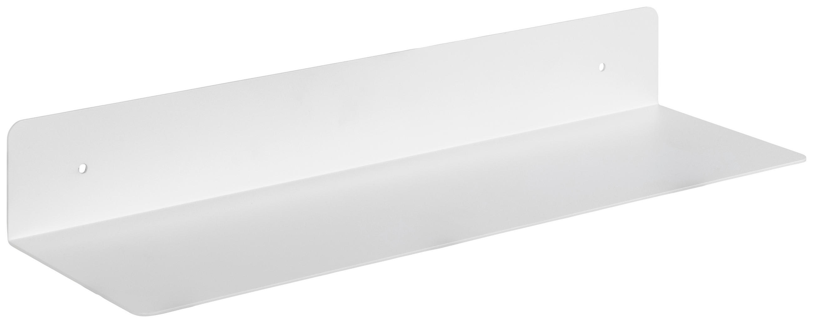 WANDBOARD Weiß  - Weiß, Trend, Metall (50/7/15cm) - MID.YOU