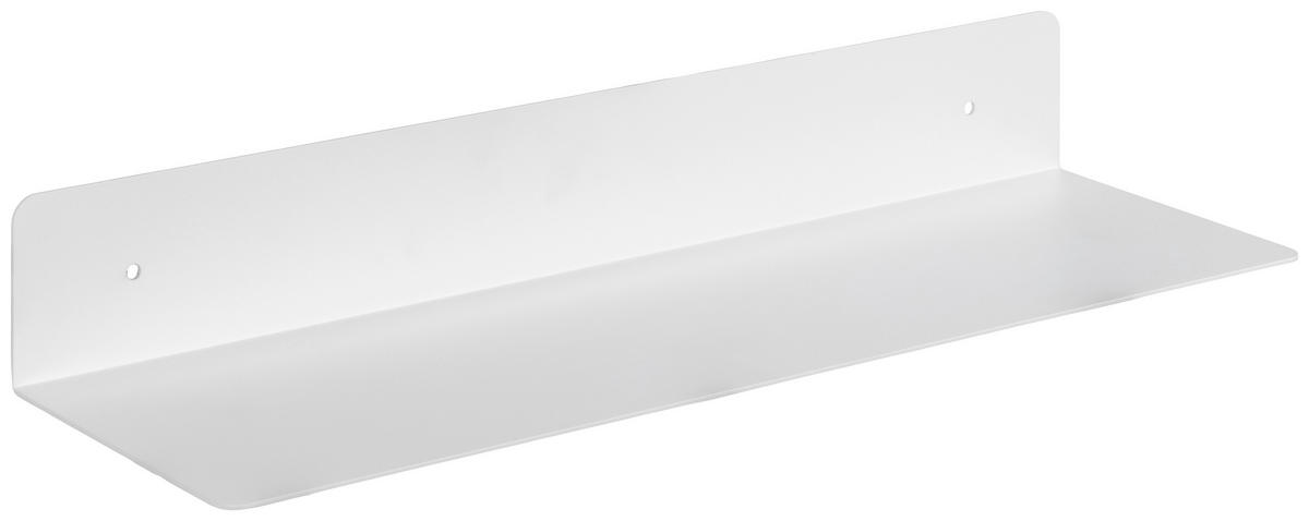 WANDBOARD in 50/7/15 cm Weiß  - Weiß, Trend, Metall (50/7/15cm) - MID.YOU