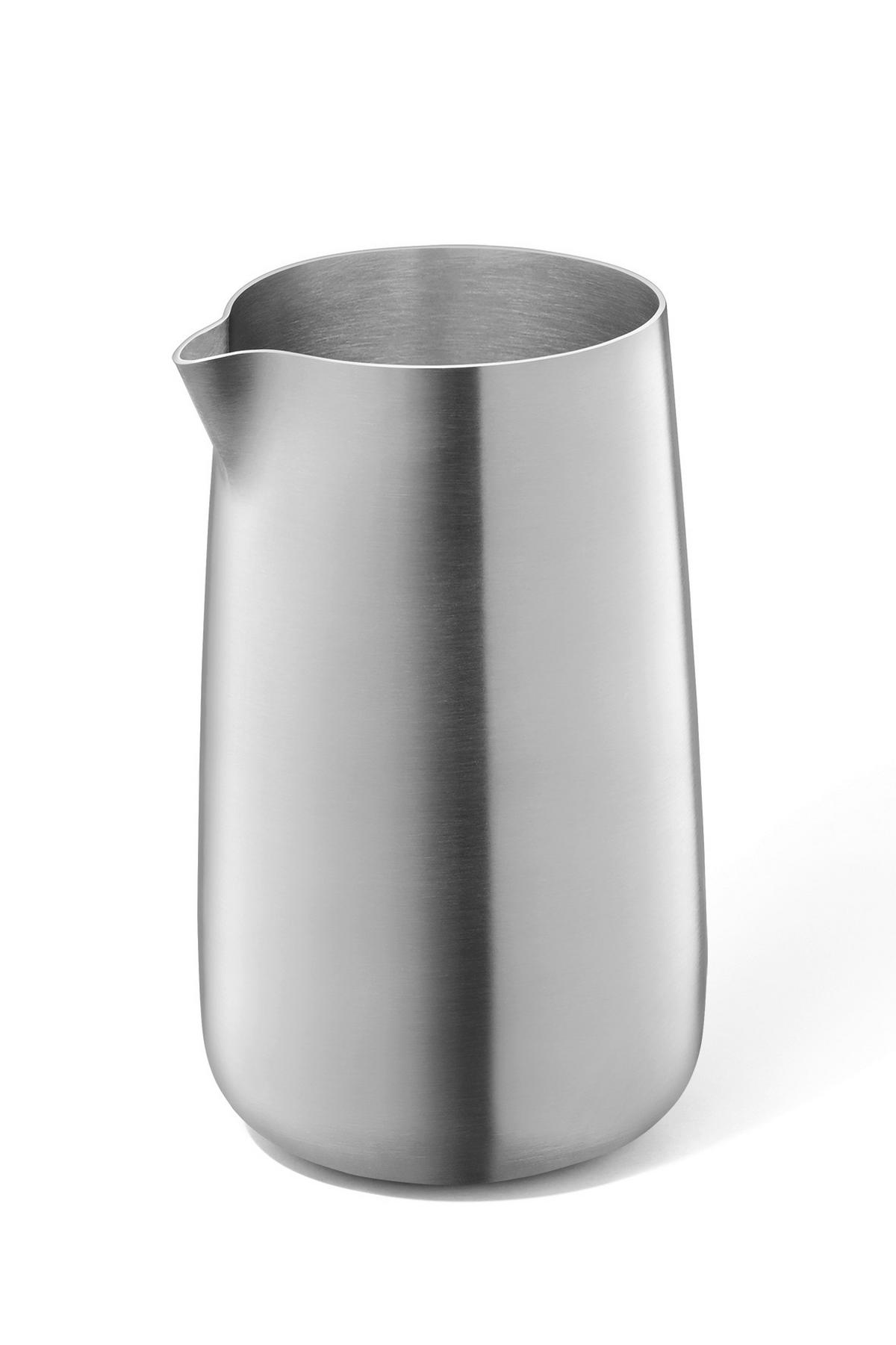 MILCHKÄNNCHEN 350 ml  - Edelstahlfarben, Basics, Metall (6,8/11,5cm) - Zack