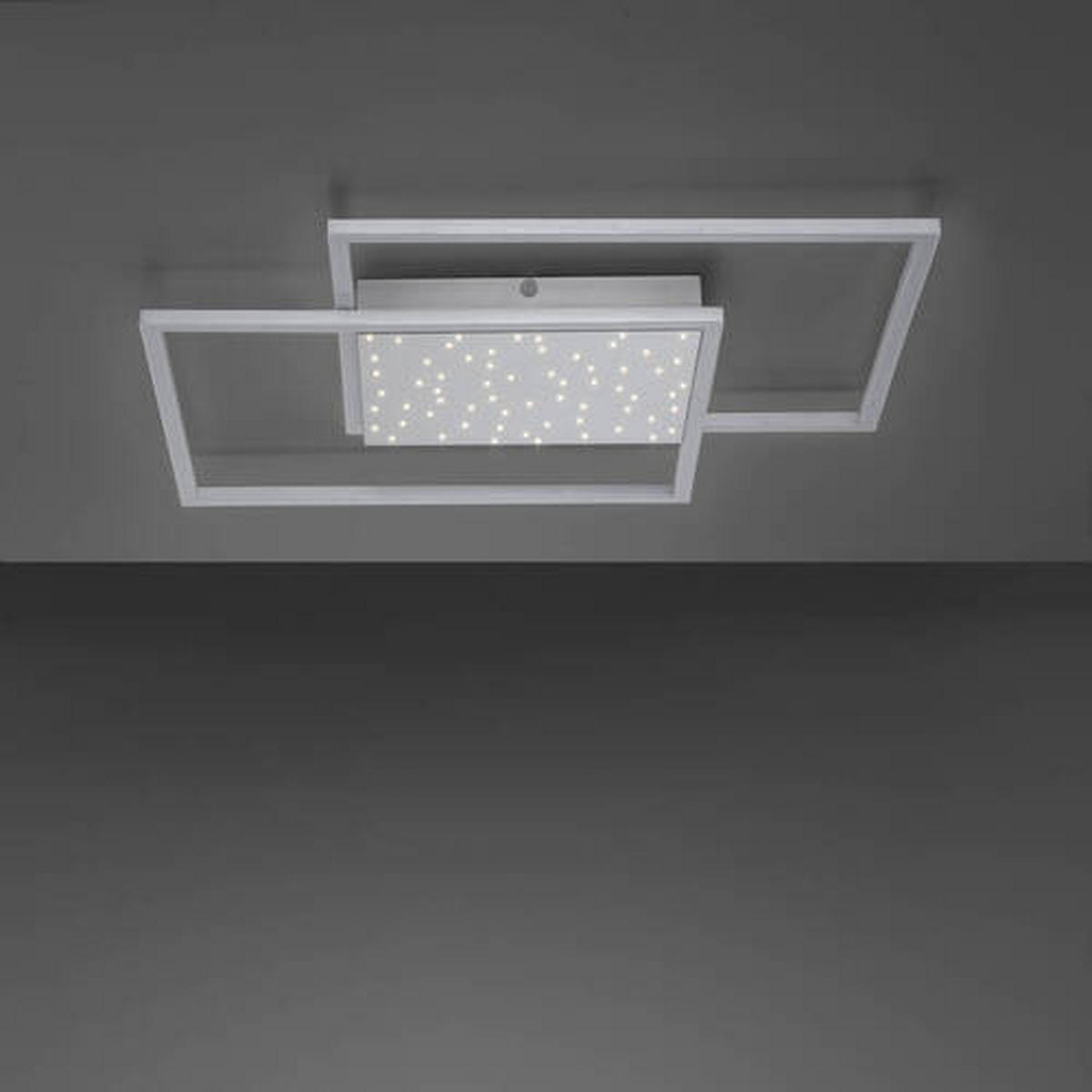 LED-DECKENLEUCHTE 67/67/5 cm   - Grau, Design, Metall (67/67/5cm) - Paul Neuhaus