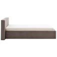 POLSTERBETT Lattenrost, Bettkasten Taupe 140/200 cm  - Taupe, Basics, Holz/Textil (140/200cm) - Xora