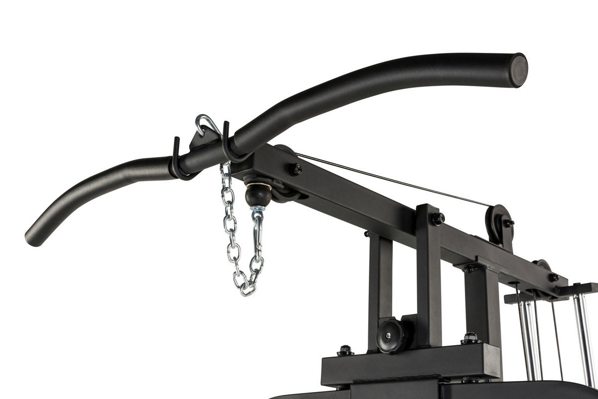 KRAFTSTATION  - Schwarz, KONVENTIONELL, Holz/Kunststoff (142/118/206cm)