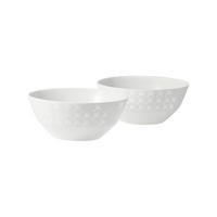 SCHALE Faded Cornflower   - Weiß, Design, Keramik (13/5,5cm) - Joop!