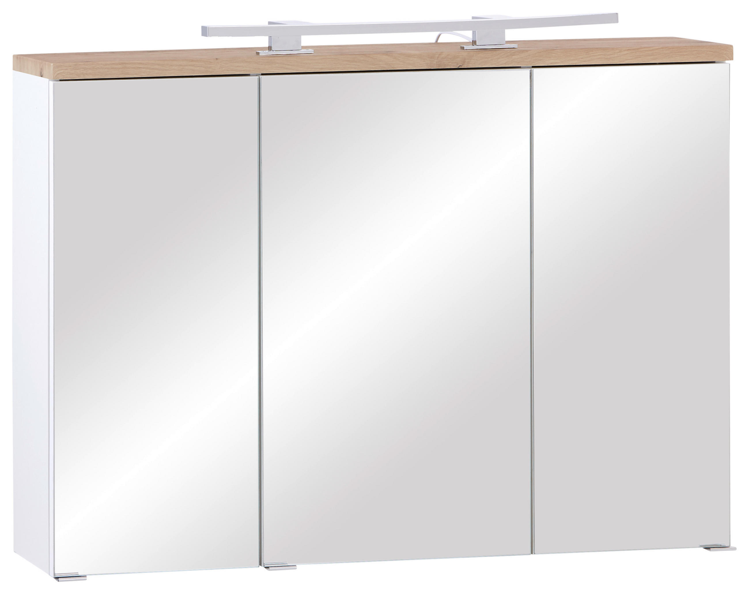 Spiegelschrank Marbella Mit Led 3-Türig 100x70x20 Cm