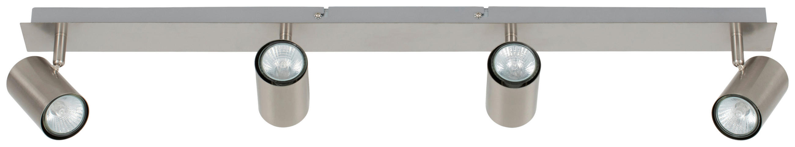 DECKENLEUCHTE 85/15/10,5 cm   - Nickelfarben, Trend, Metall (85/15/10,5cm) - Novel