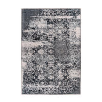 FLACHWEBETEPPICH 200/290 cm Saphira 400 Grau Grau  - Grau, KONVENTIONELL, Textil (200/290cm)