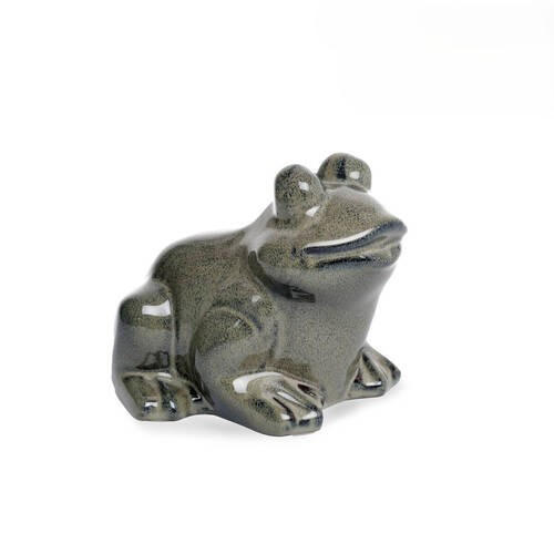 DEKOFROSCH - Dunkelgrau, LIFESTYLE, Keramik (16/15,5/13cm)