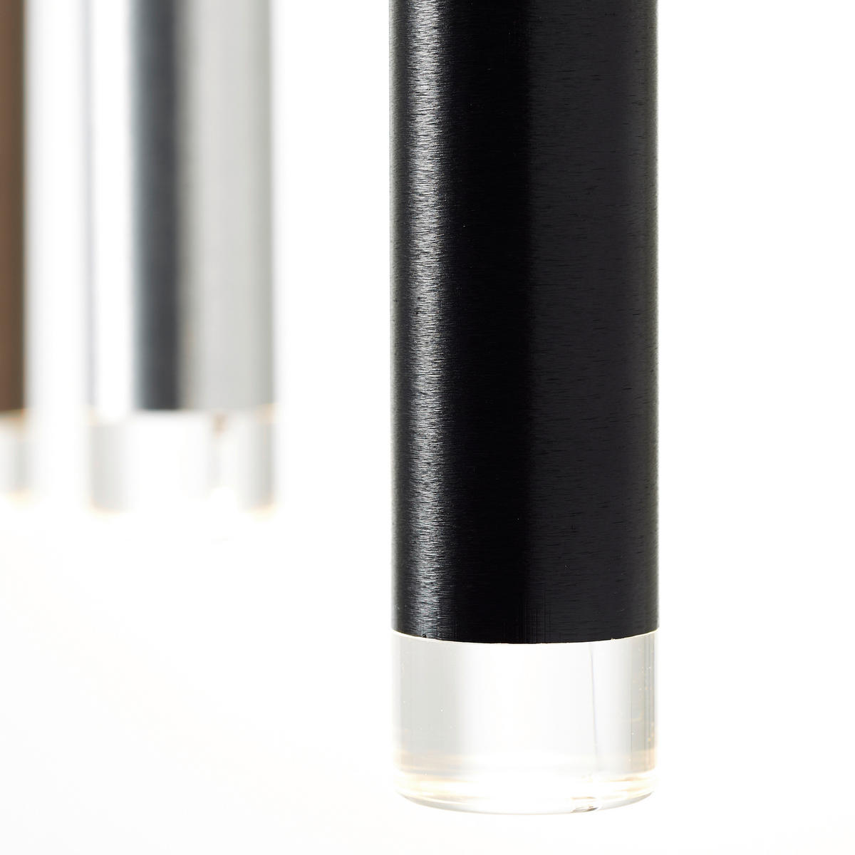 LED-HÄNGELEUCHTE 70/30/180 cm  - Hellbraun/Silberfarben, Design, Kunststoff/Metall (70/30/180cm) - Brilliant