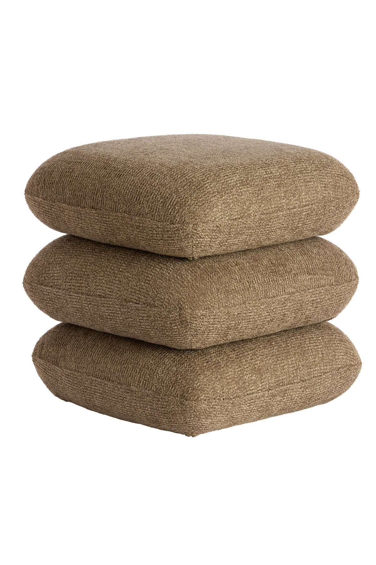POUF LAURIE 44,5/44,5/44,5 cm  - Taupe, Basics, Textil (44,5/44,5/44,5cm) - Light & Living