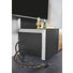 TV-ELEMENT Wildeiche furniert Eichefarben, Schwarz - Eichefarben/Schwarz, Design, Holz/Textil (303/49,8/57cm) - Musterring TV-ELEMENT Wildeiche furniert Eichefarben, Schwarz - Eichefarben/Schwarz, Design, Holz/Textil (303/49,8/57cm) - Musterring