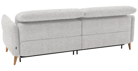 2-SITZER-SOFA in Webstoff Ecru  - Ecru/Eiche Bianco, Design, Holz/Textil (234-262/84/112cm) - Dieter Knoll