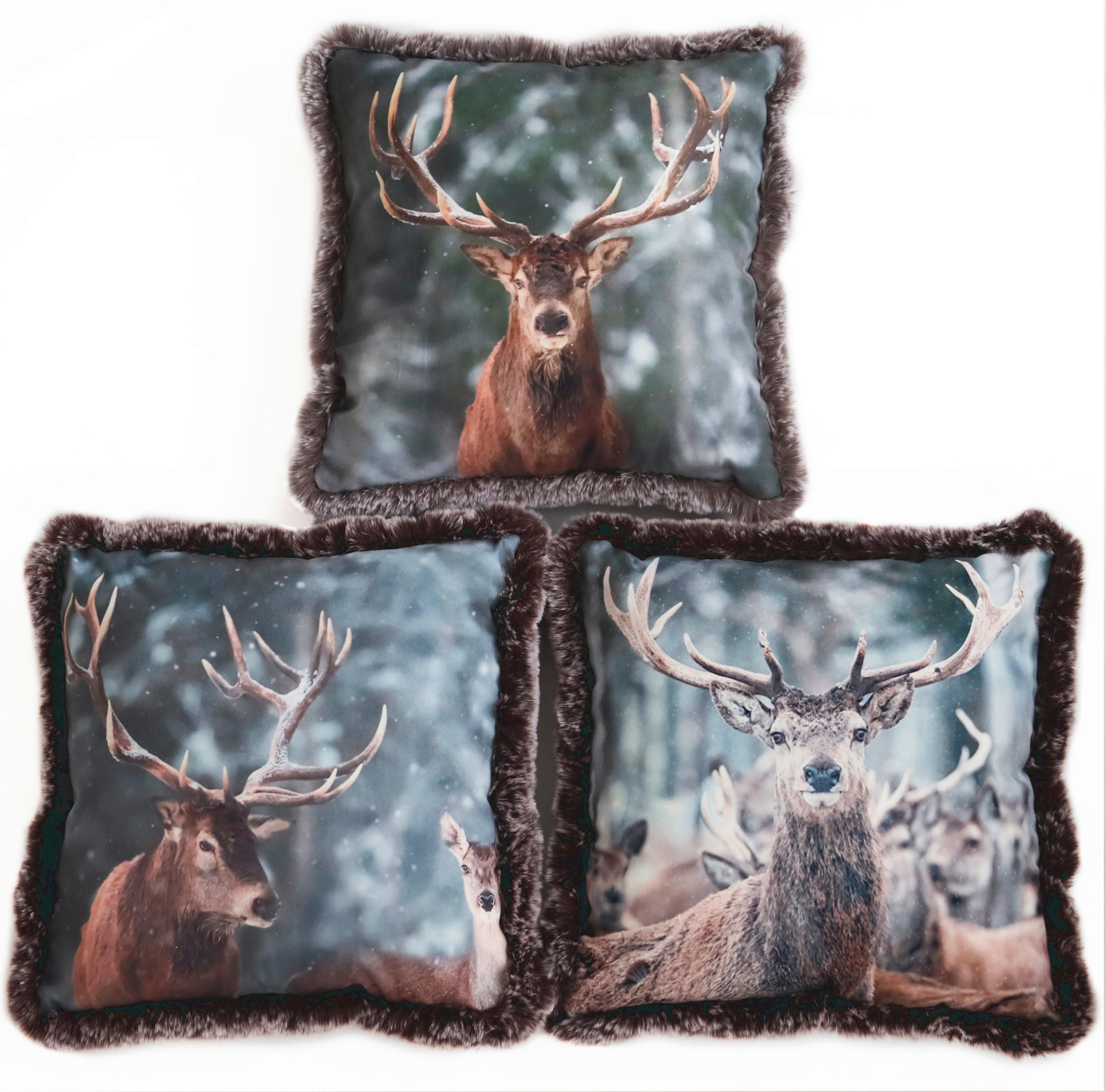 ZIERKISSEN  40/40 cm   - Multicolor, Lifestyle, Textil (40/40cm) - X-Mas