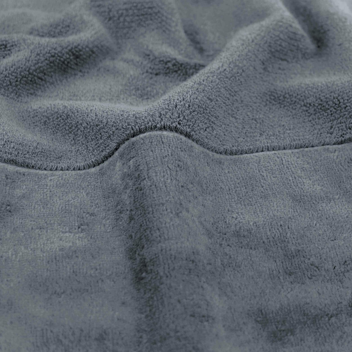 HANDTUCH BAMBOO LUXE Grau  - Grau, Basics, Textil (50/100cm) - Moeve