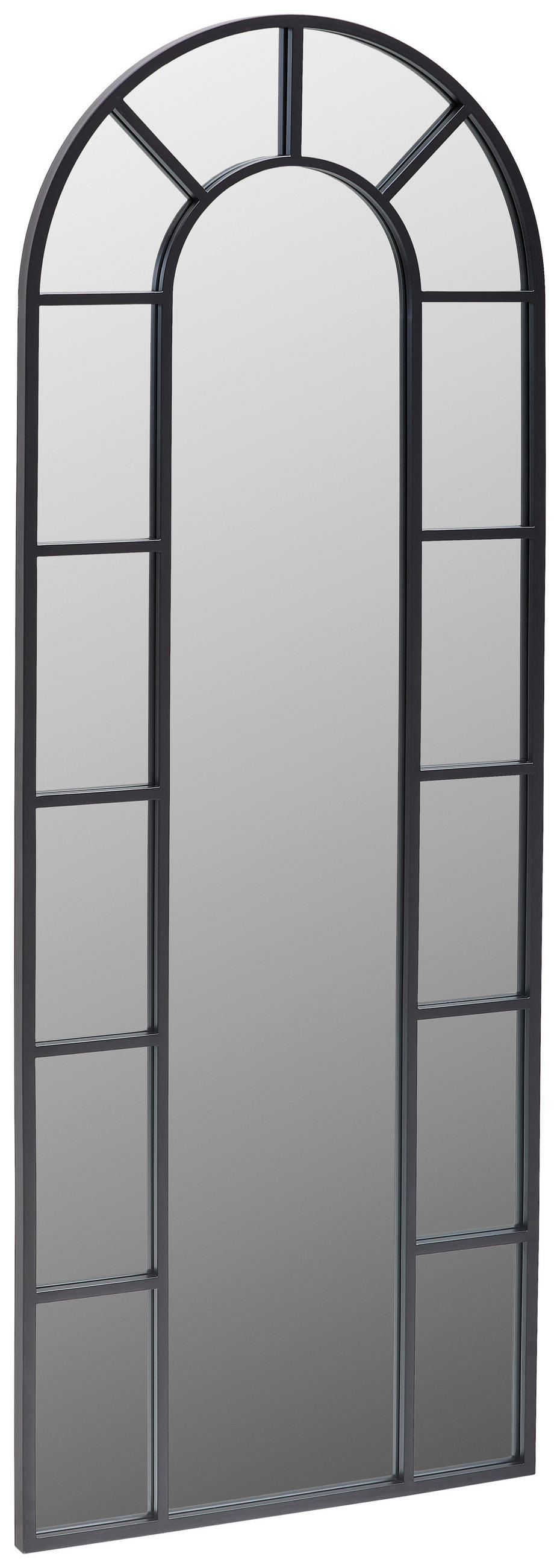 WANDSPIEGEL 61/161/2,5 cm    in Freiform  - Schwarz, LIFESTYLE, Glas/Holzwerkstoff (61/161/2,5cm) - Landscape