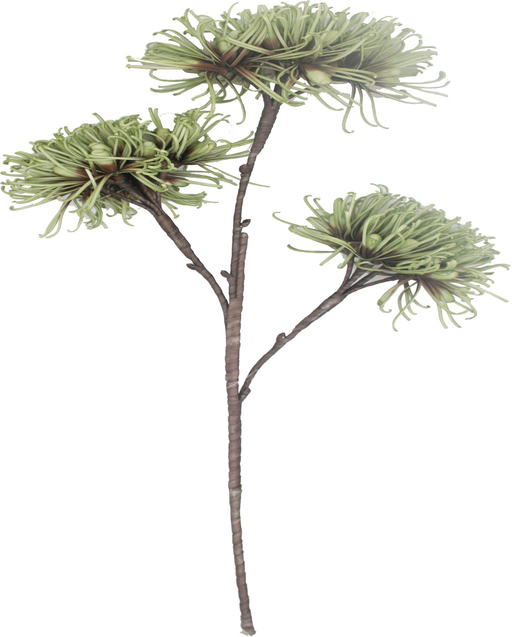 MŰVIRÁG - barna/zöld, Basics, műanyag/fém (92cm) - Ambia Home