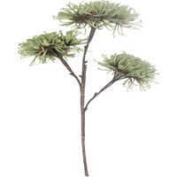 UMĚLÁ KVĚTINA chryzantéma 92 cm - zelená/hnědá, Basics, kov/plast (92cm) - Ambia Home
