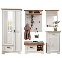 GARDEROBE 5-teilig  in 281/204/41 cm  - Eiche Artisan/Pinienfarben, ROMANTIK / LANDHAUS, Holzwerkstoff (281/204/41cm) - Landscape