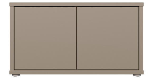 GARDEROBENBANK - Taupe/Grau, MODERN, Kunststoff (74,5/41,5/34,9cm) - Carryhome
