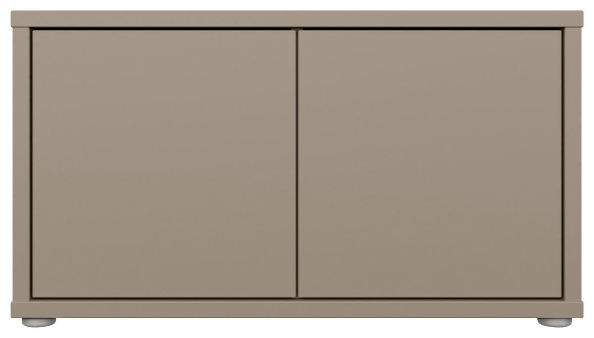 GARDEROBENBANK - Taupe/Grau, MODERN, Kunststoff (74,5/41,5/34,9cm) - Carryhome