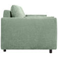 SCHLAFSOFA Chenille Mintgrün  - Schwarz/Mintgrün, KONVENTIONELL, Kunststoff/Textil (161/90/108cm) - Carryhome