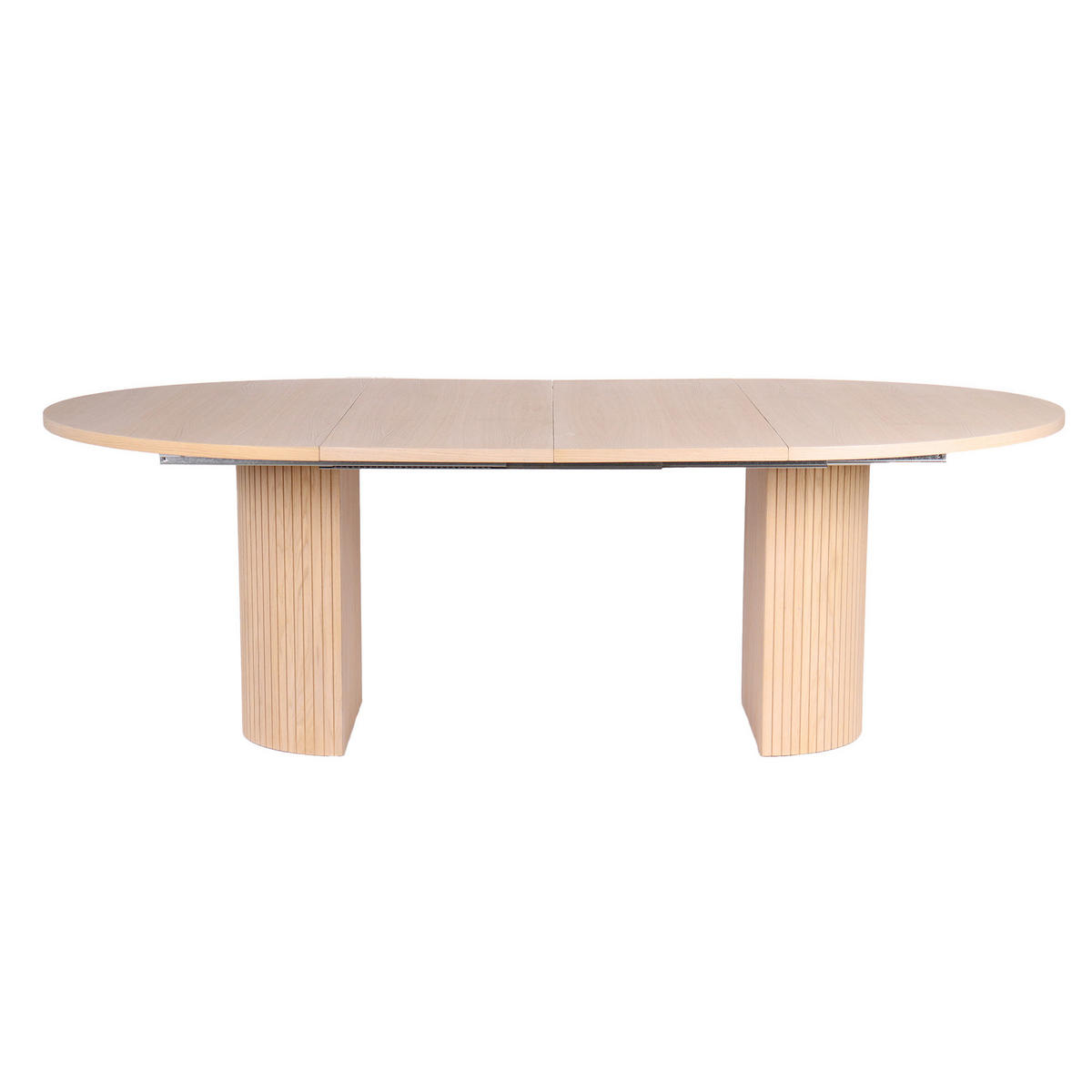 MATBORD 130-220/130/74 cm delar i massivt trä  trä utdragbar ek Bianco  - ek Bianco, Klassisk, trä (130-220/130/74cm) - Best Price