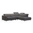 WOHNLANDSCHAFT in Textil Grau - Chromfarben/Grau, Design, Textil/Metall (290/238cm) - Pure Home Lifestyle WOHNLANDSCHAFT in Textil Grau - Chromfarben/Grau, Design, Textil/Metall (290/238cm) - Pure Home Lifestyle