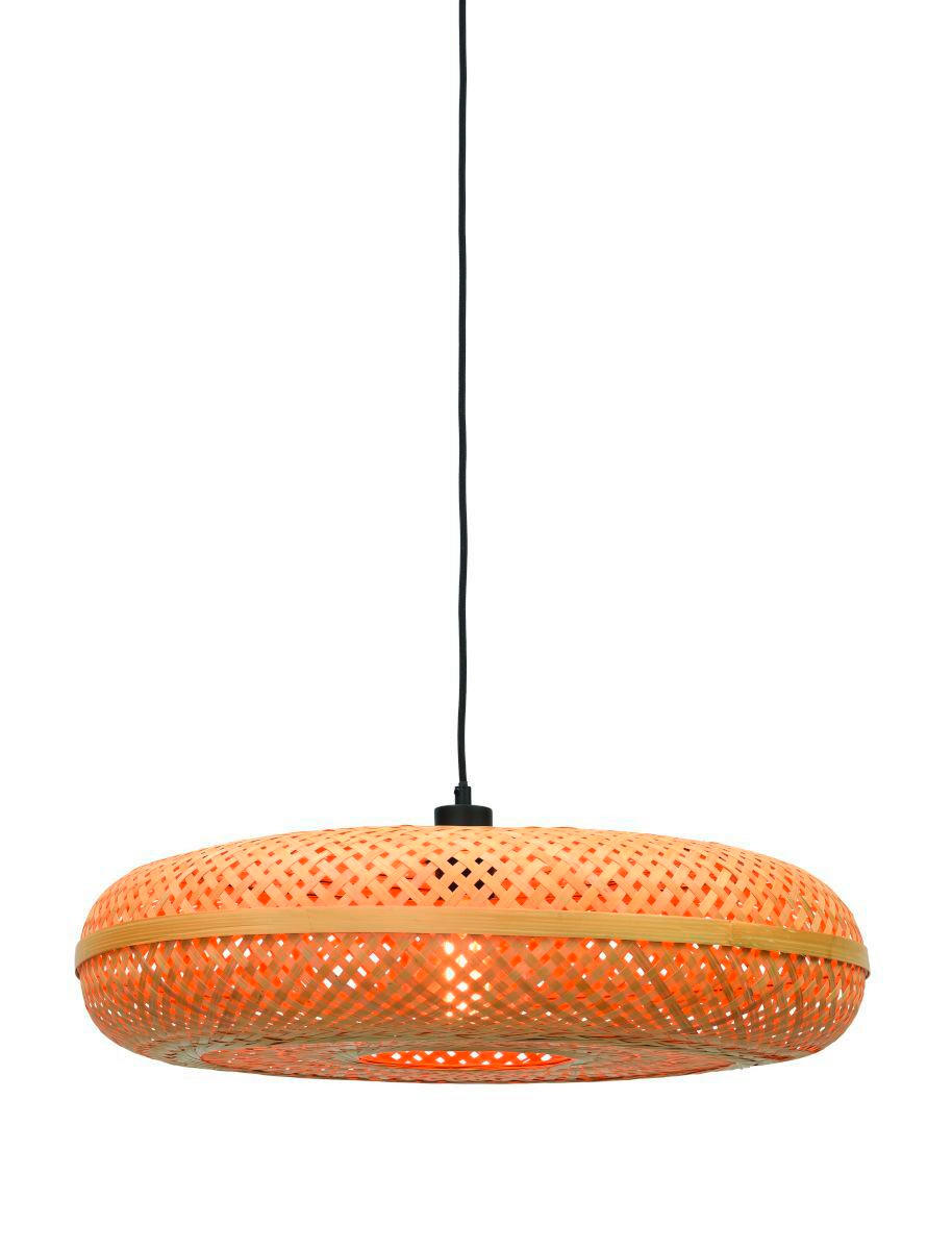 HÄNGELEUCHTE GOOD&MOJO 60/60/17 cm   - Naturfarben, Trend, Holz (60/60/17cm) - Good & Mojo