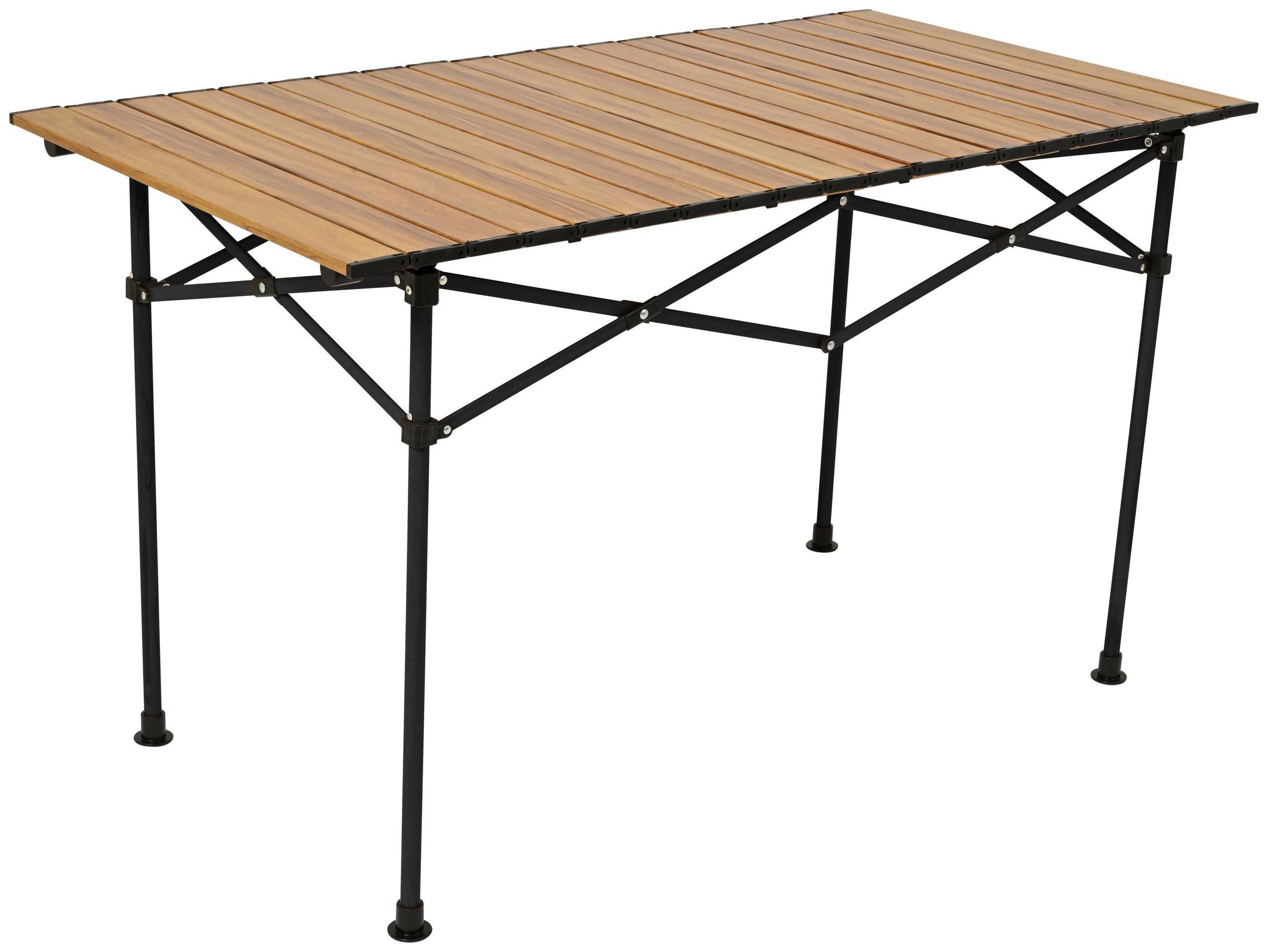 GARTENTISCH Metall, Kunststoff Schwarz rechteckig  - Schwarz, LIFESTYLE, Kunststoff/Metall (116,5/60/68cm) - Ambia Home