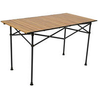 GARTENTISCH Metall, Kunststoff Schwarz rechteckig  - Schwarz, LIFESTYLE, Kunststoff/Metall (116,5/60/68cm) - Ambia Home
