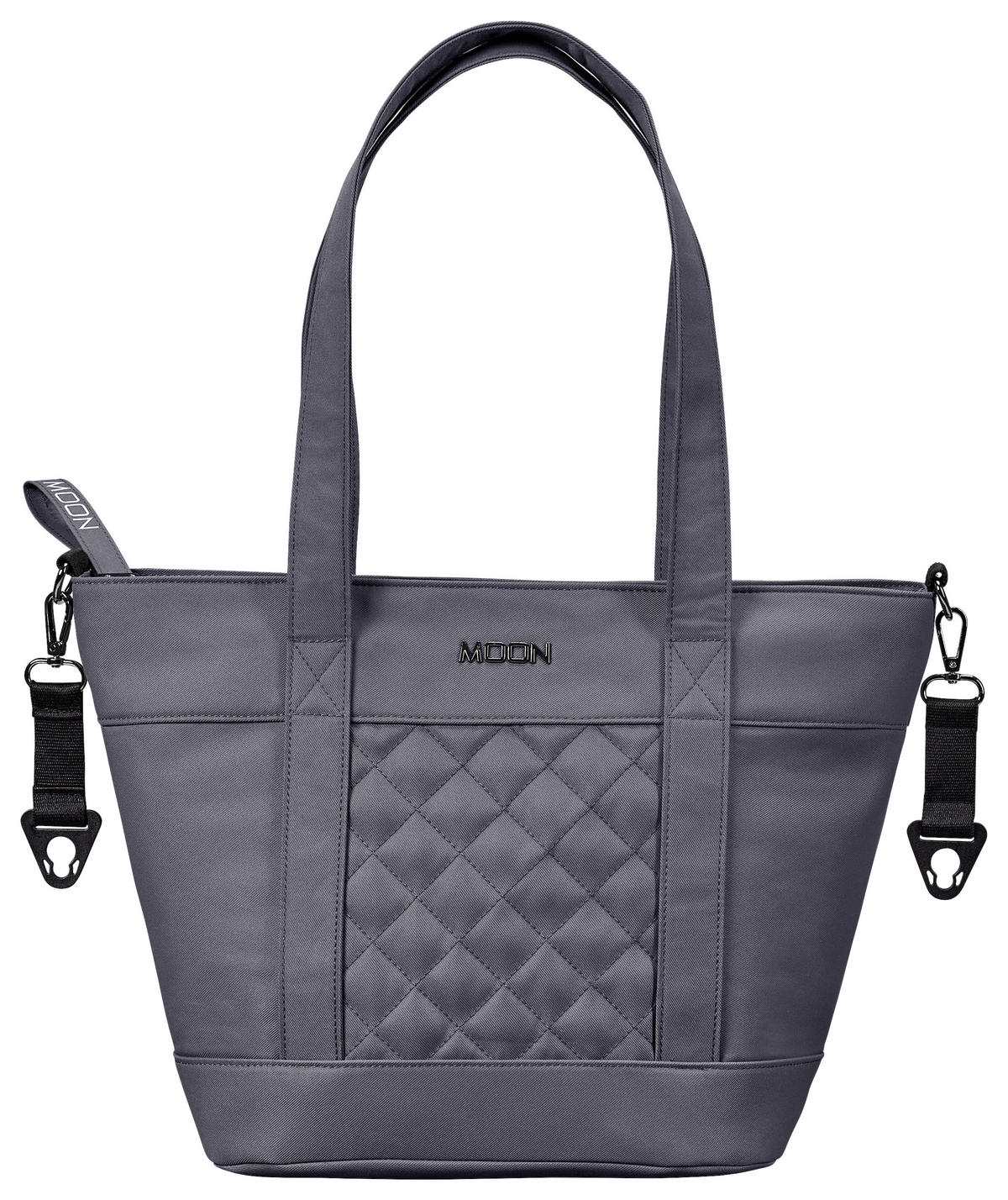 WICKELTASCHE V-Shape Bag  - Waldgrün/Hellgrau, Basics, Textil (41/16/28cm) - Moon