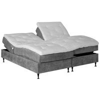 STÄLLBAR SÄNG 210/210 cm  i grå   - svart/grå, Klassisk, metall/trä (210/210cm) - Ambiente